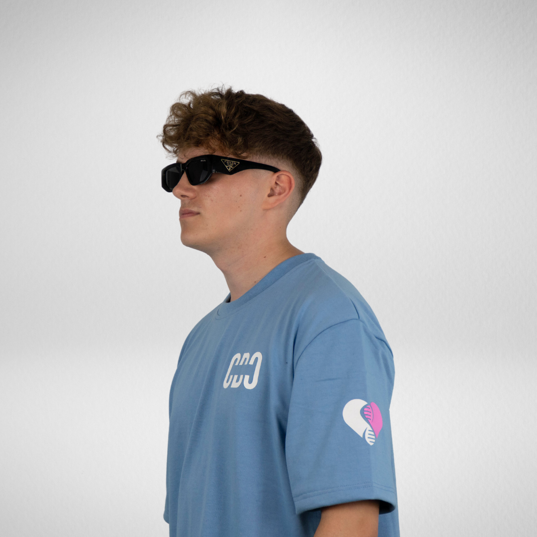 Heavy TEE Candy Cotton Blue