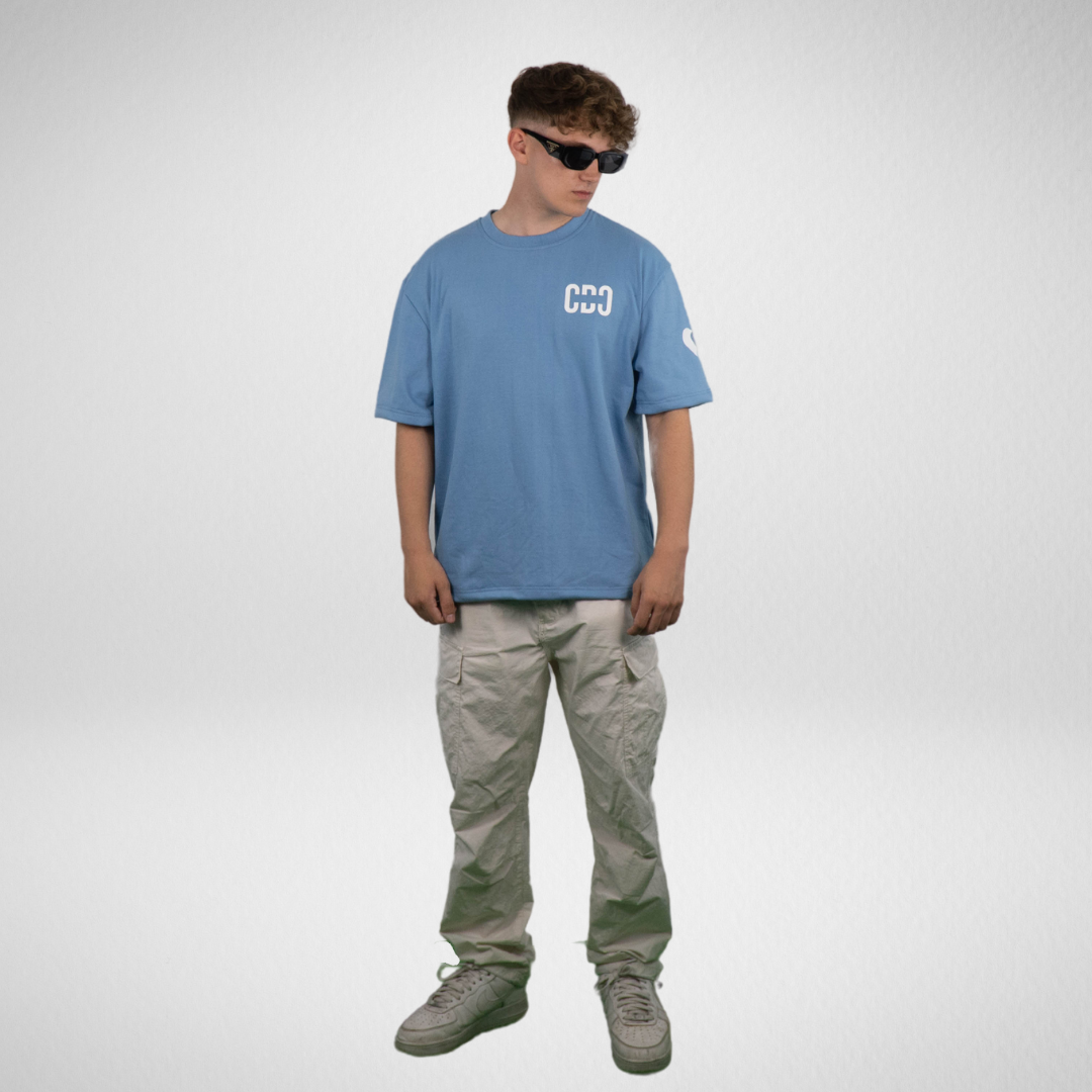 Heavy TEE Candy Cotton Blue