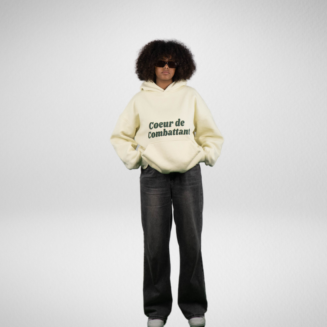 Heavy Hoodie Vanil White