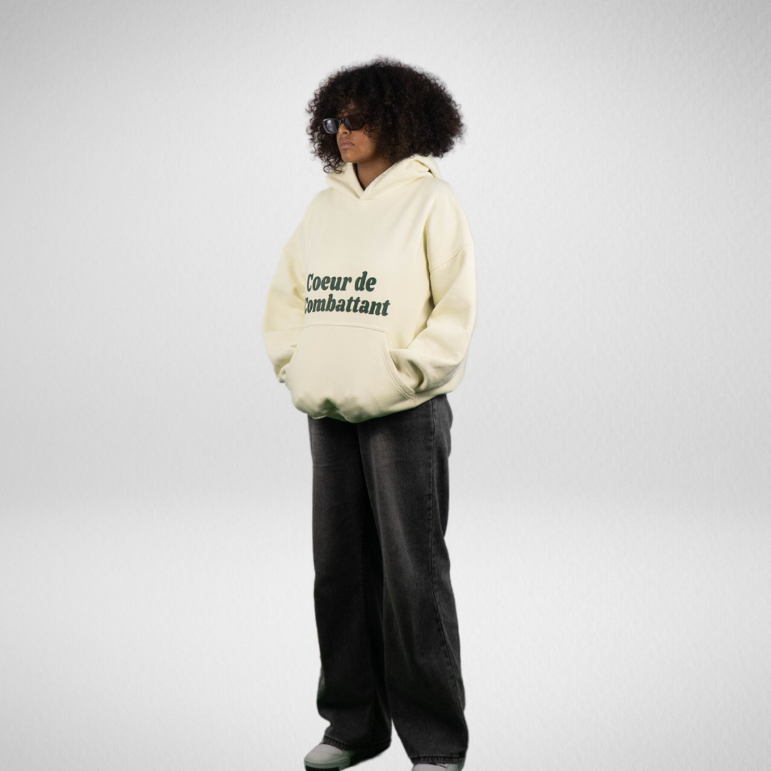 Heavy Hoodie Vanil White