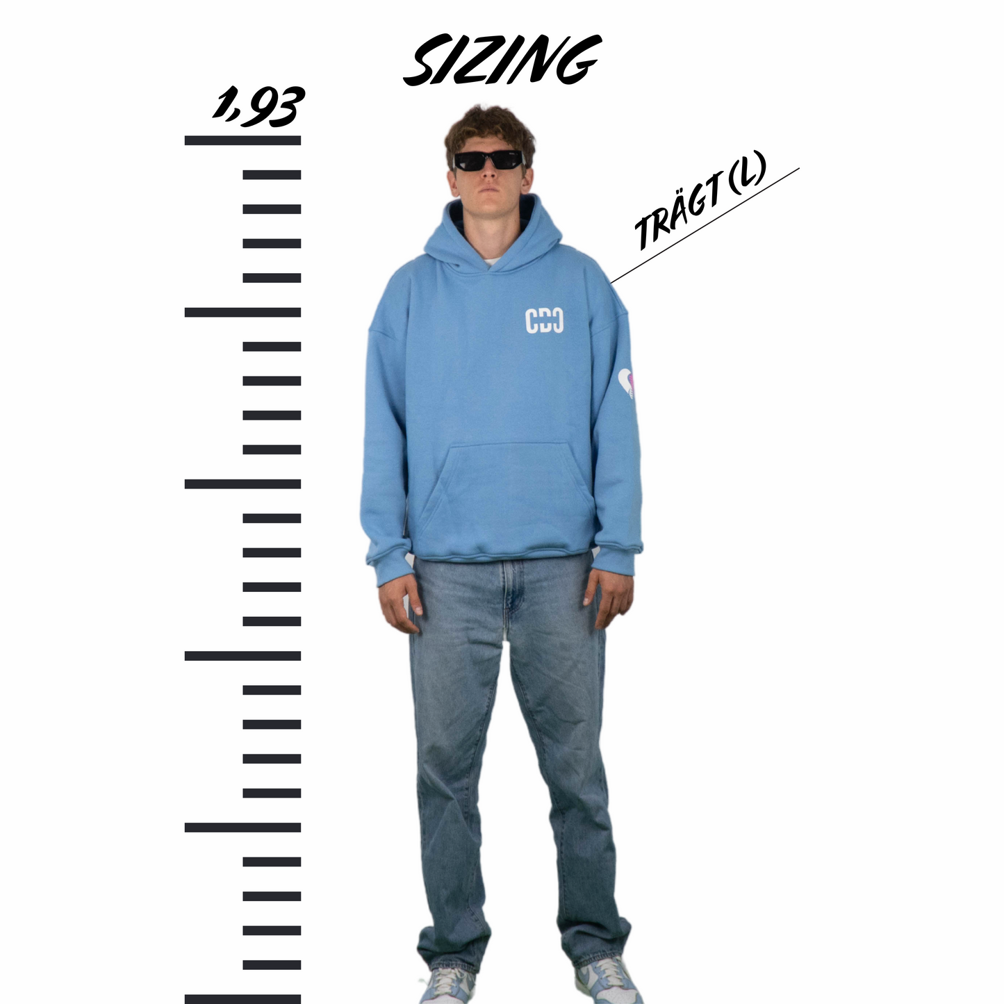 Heavy Hoodie Candy Cotton Blue
