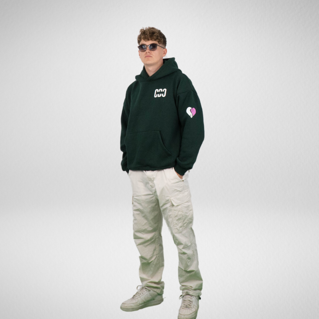 Heavy Hoodie Forest Green