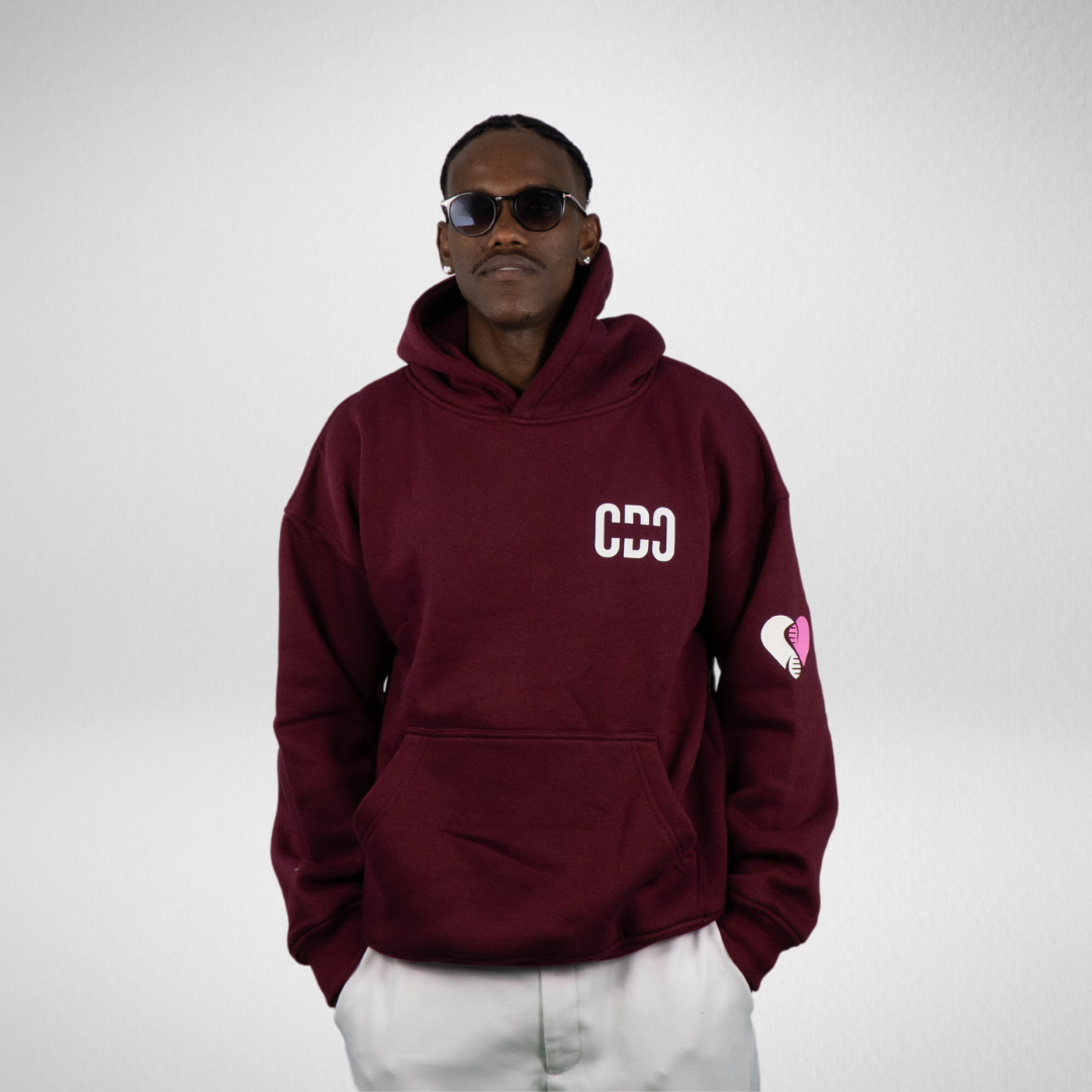 Heavy Hoodie Børdon Red