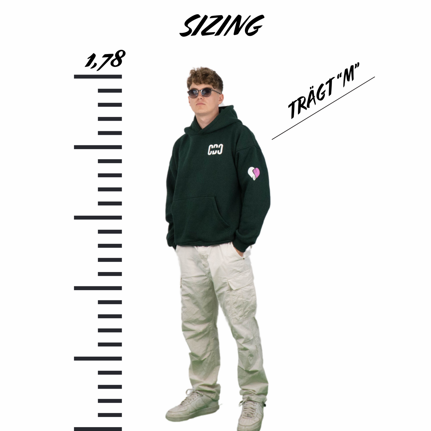 Heavy Hoodie Forest Green