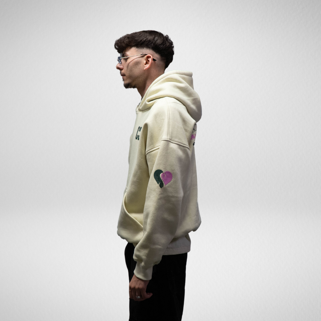 Heavy Hoodie Vanil White