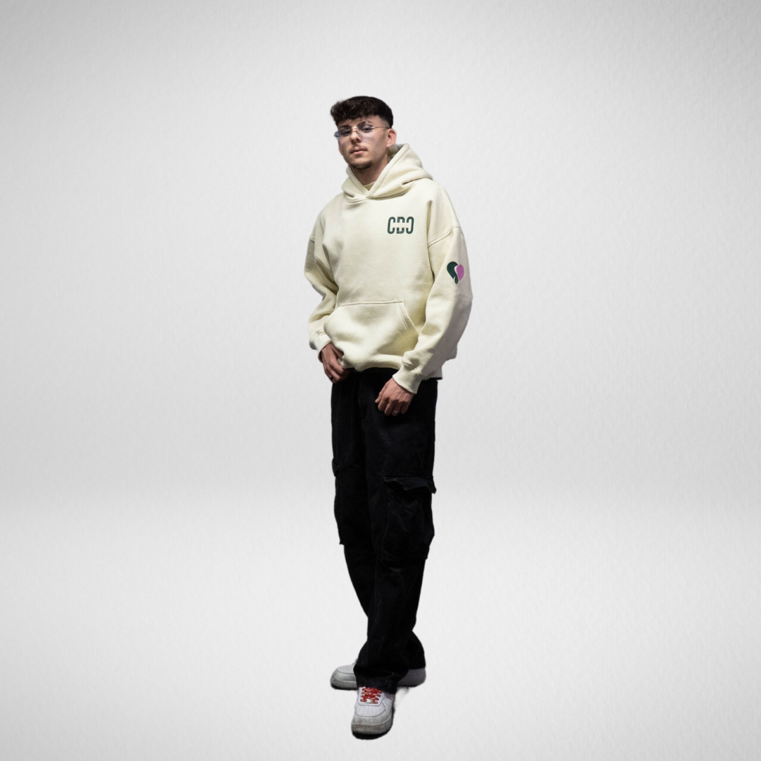 Heavy Hoodie Vanil White