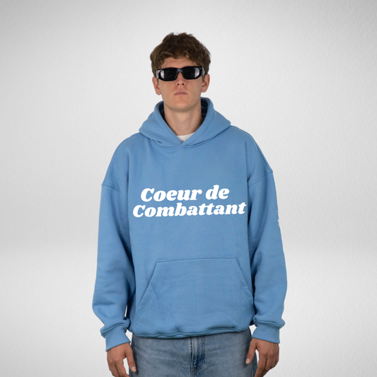 Heavy Hoodie Candy Cotton Blue