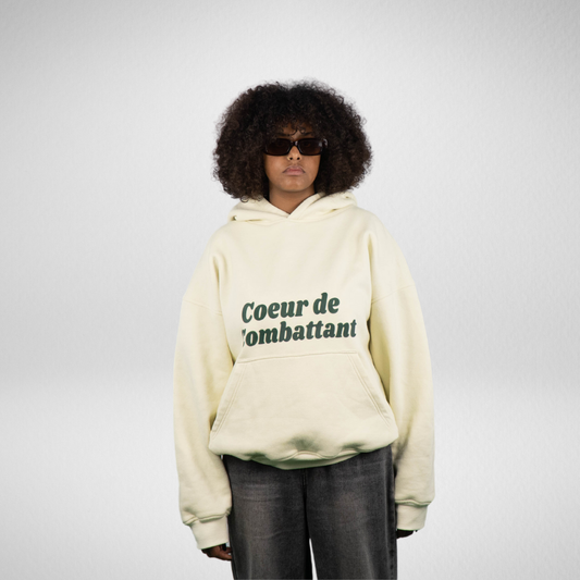 Heavy Hoodie Vanil White