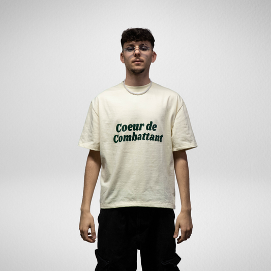 Heavy TEE Vanil White
